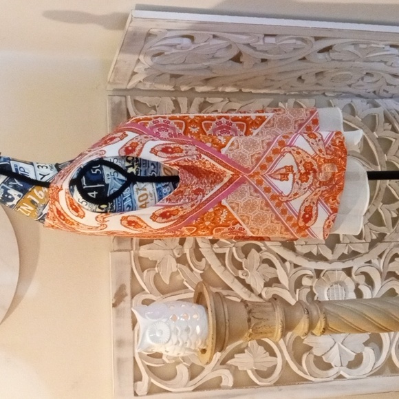 ROSE+OLIVE Women's SZ XL Flowy Spring Summer Paisley Design Tank Top - Picture 9 of 14